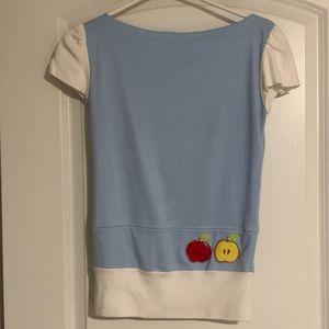 Light blue & white shirt